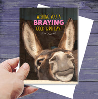 Horse Hollow Press - Donkey Birthday Card
