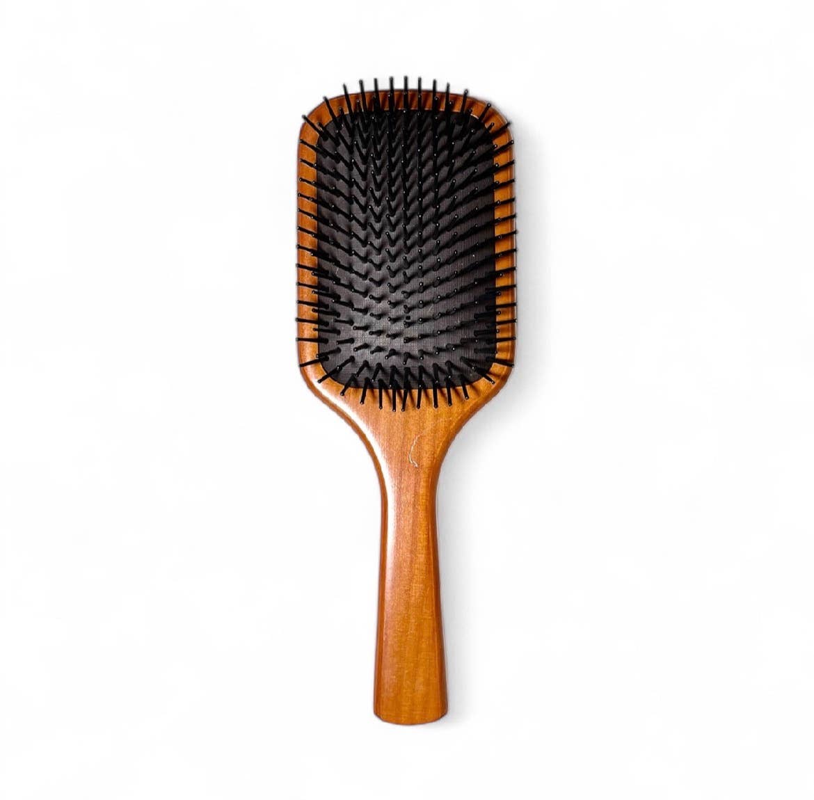Western Linens - Cowgirl tooled leather hairbrush 