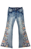 Grace in LA - Floral Embroidery Girl Flare | GL-51900