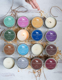 Grey Horse Soy Candle Tins
