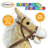 Thin Air Brands - Stick Pony - Brown Palomino with sounds Hobby Horse