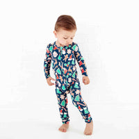Dreamiere - Baking Memories Convertible Footie - Navy