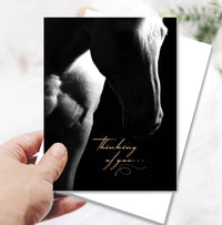 Horse Hollow Press - Horse Sympathy Greeting Card | Thinking of you