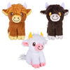 La Luna Bella - Toys - 5" Plush Highland Cow - LLB Toys