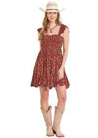 Mini Dress with Godets