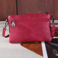 Montana West Embroidered Floral Cut-out Collection Clutch/Crossbody