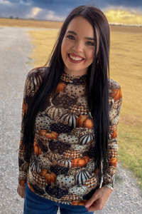 Sterling Kreek - Fall Charm Mesh Top
