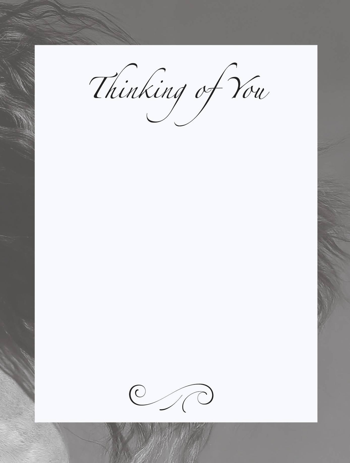 Horse Hollow Press - Horse Sympathy Greeting Card | With Sympathy Grey Horse