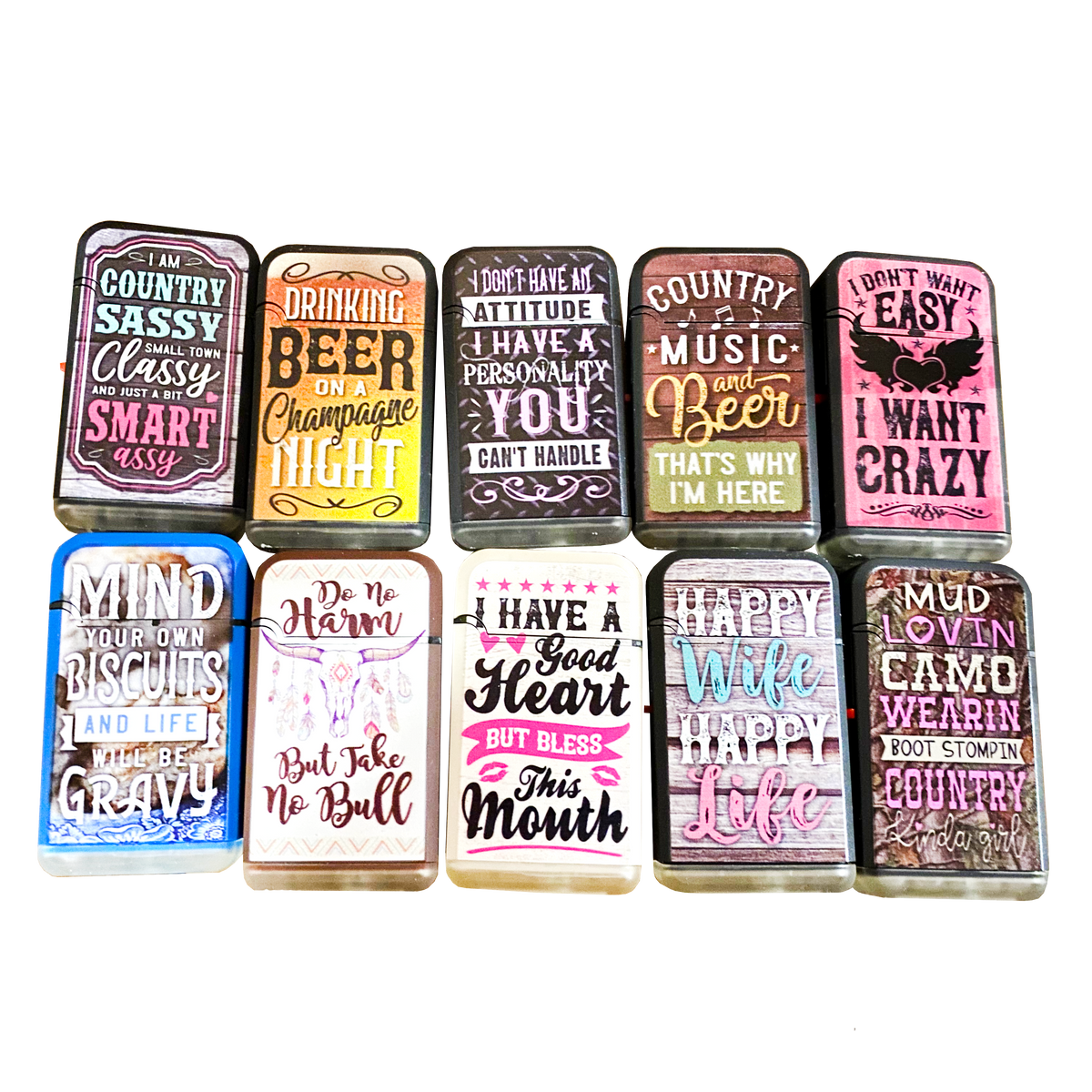 Big Bubba Country Dual Torch Lighter - Assorted