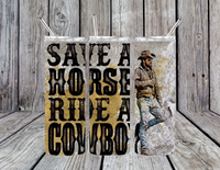 Dogwood Graphics & Design - RIP Ride A Horse... 20oz Skinny Tumbler