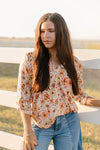 Sterling Kreek Fall Flowers Top - Woman's