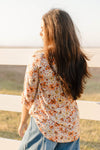 Sterling Kreek Fall Flowers Top - Woman's