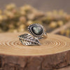 Tourtiwi - Bohemian Leaf Moonstone Ring
