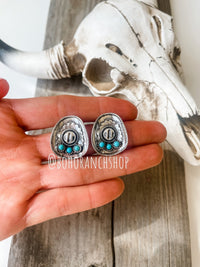 Boho Ranch Western Cowboy Hat Earrings