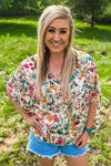 Sterling Kreek Field Flowers Top