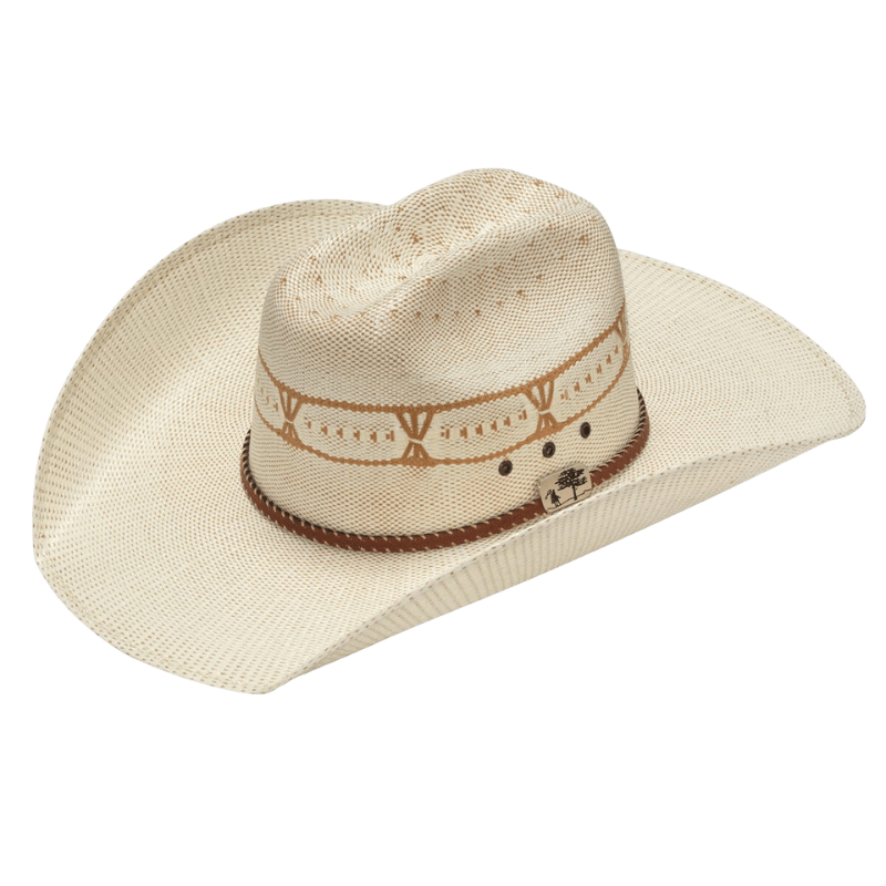 Alamo Bangora Hat Ivory/Tan Mens