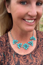 Sterling Kreek Montana Flower Necklace