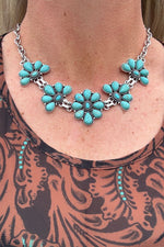 Sterling Kreek Montana Flower Necklace