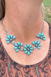 Sterling Kreek Montana Flower Necklace