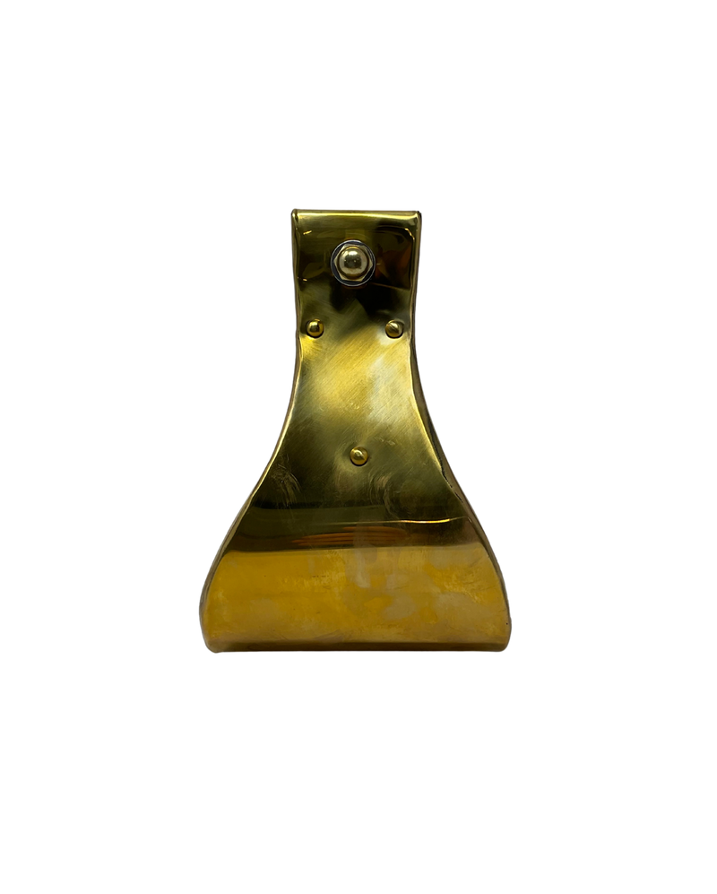 Wide Bell Stirrup with Brass