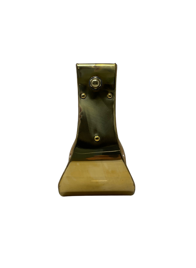 Wide Bell Stirrup with Brass