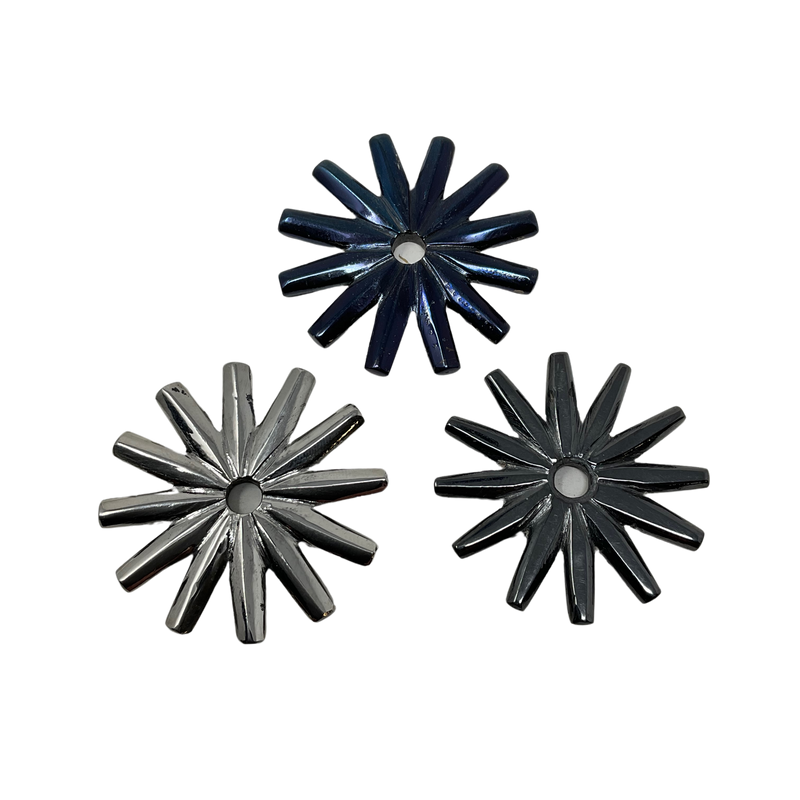Spur Rowels 1.5" 12 Point Pair -3 color options