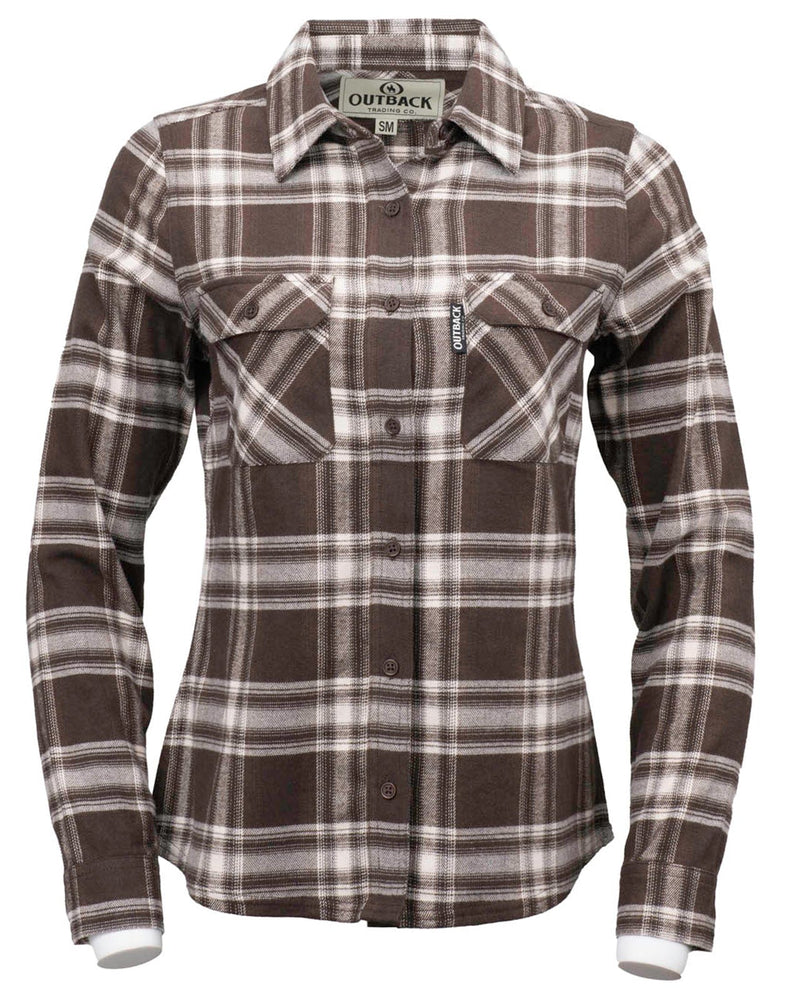 Outback Trading Cotton Plaid - Woman's
