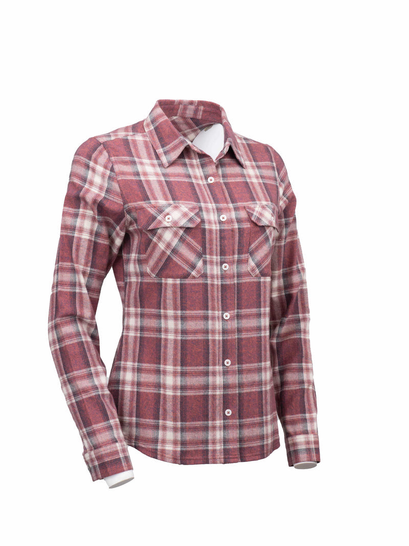 Outback Trading Cotton Plaid - Woman's