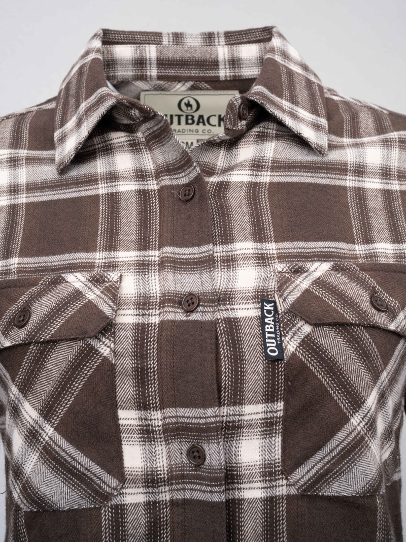 Outback Trading Cotton Plaid - Woman's