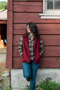 Outback Trading Cotton Plaid - Woman's