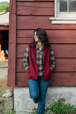 Outback Trading Cotton Plaid - Woman's