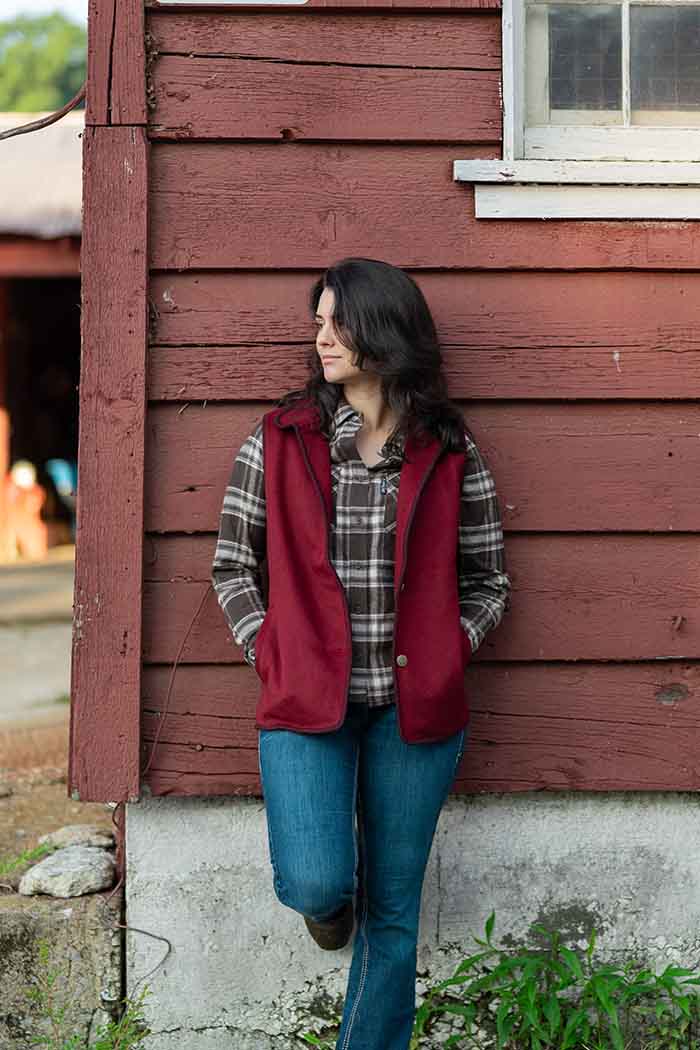 Outback Trading Cotton Plaid - Woman's