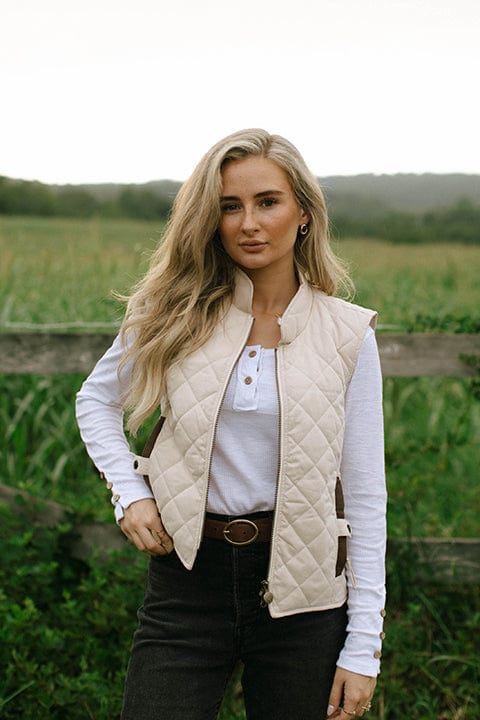 Outback Trading Quilted Riding Vest - Woman's