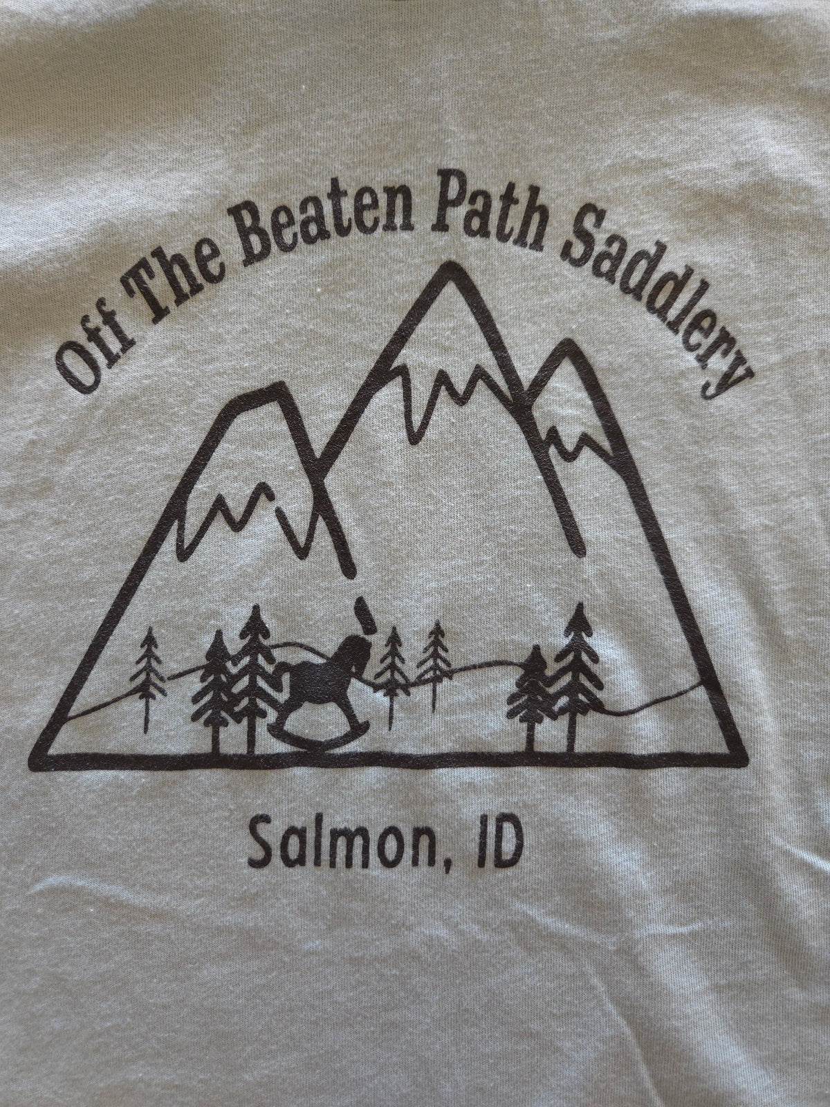 Off The Beaten Path Saddlery Youth Tees - Dusty Blue