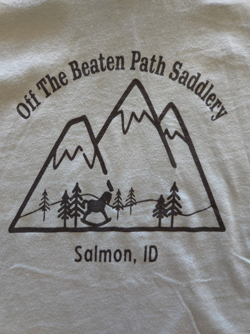 Off The Beaten Path Saddlery Youth Tees - Dusty Blue