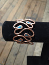 Copper And Silver Wrist Cuffs