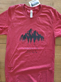 Salmon, ID Adult Unisex Tee - Red