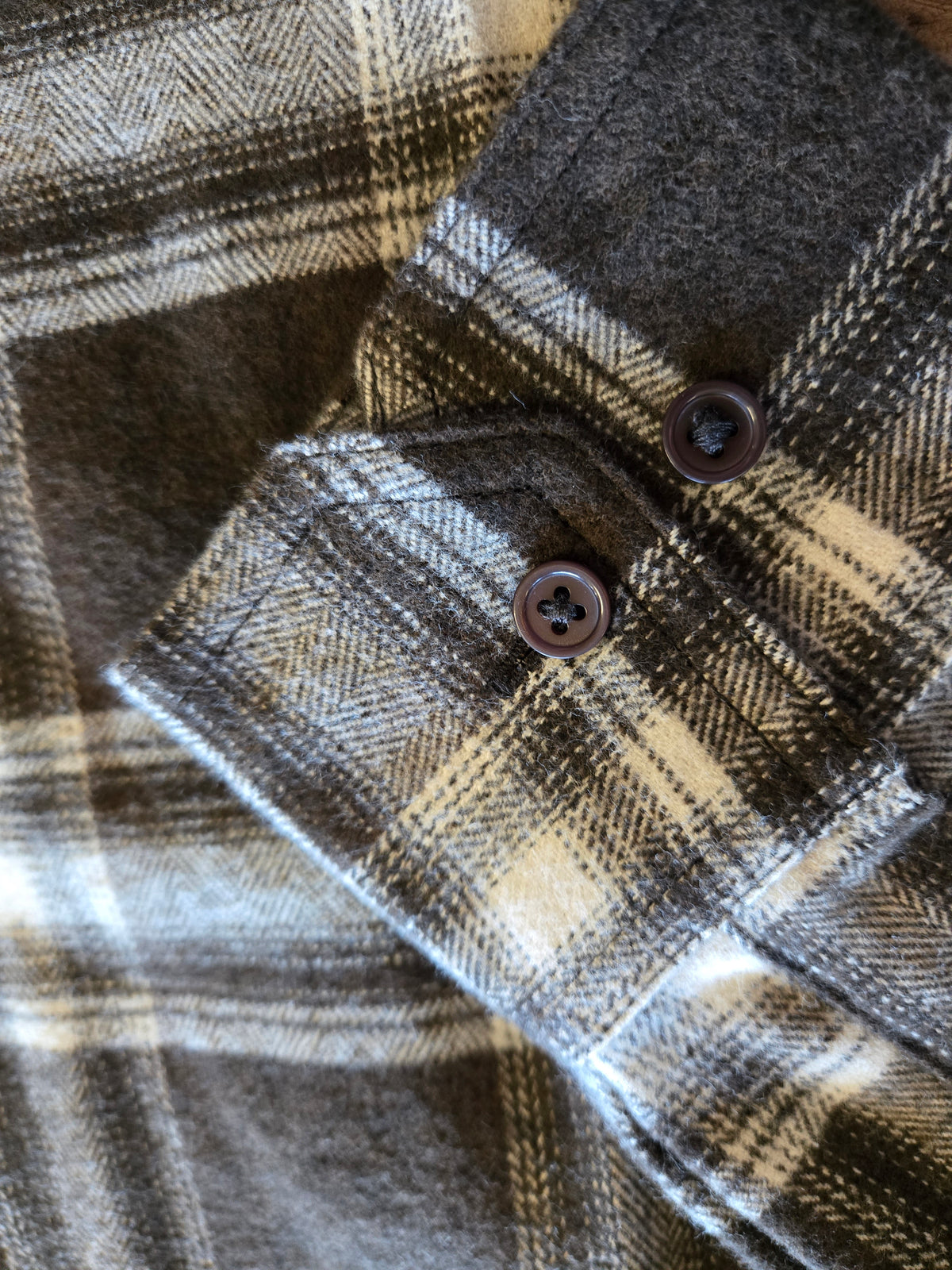Outback Trading Cotton Plaid - Brown - Men's