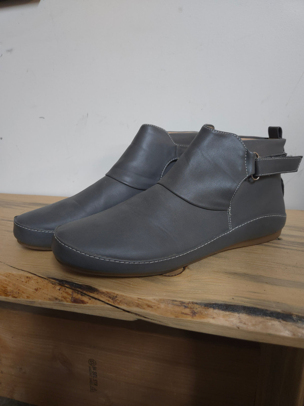 Pair Grey Shoes - Size 9