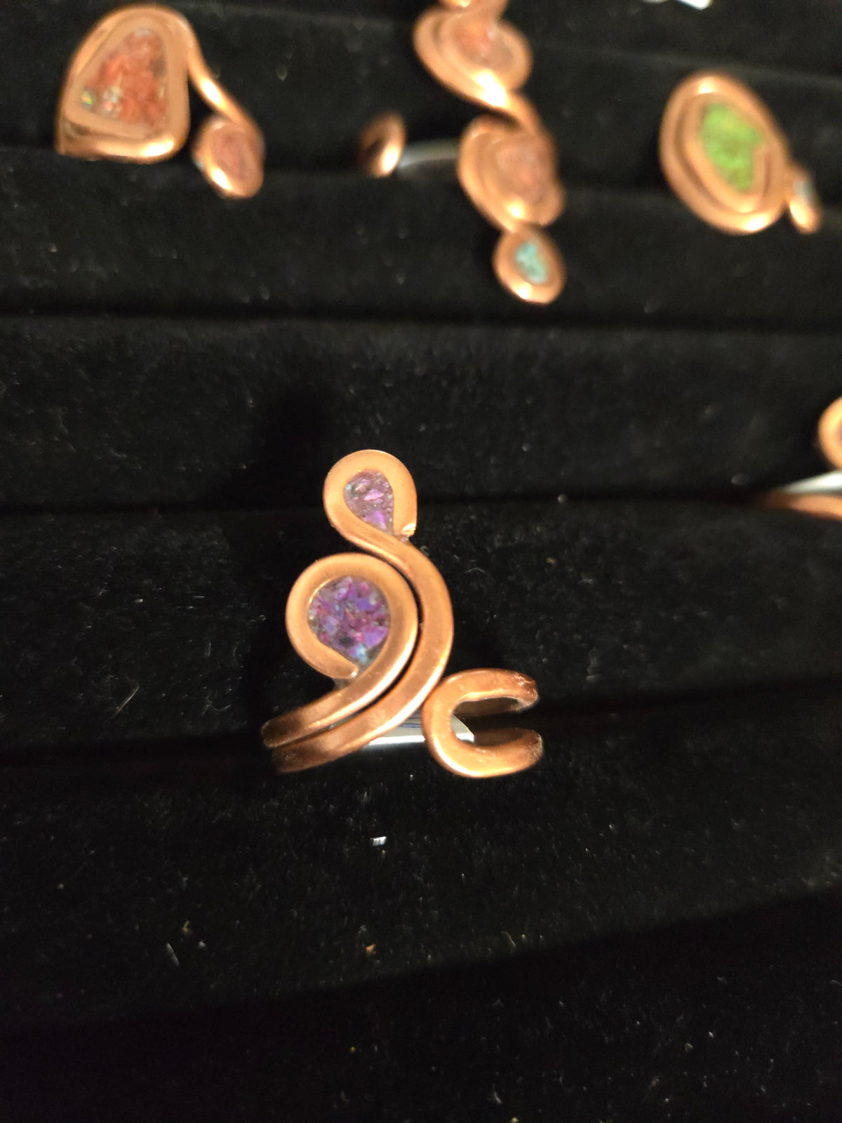 Copper and Silver Handmade Rings