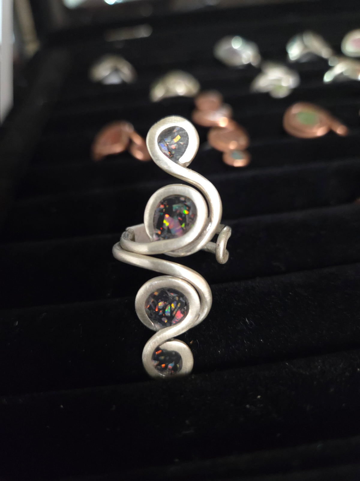 Copper and Silver Handmade Rings