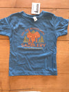 Off The Beaten Path Saddlery Toddler Tees - Teal