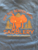 Off The Beaten Path Saddlery Toddler Tees - Teal