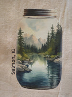 Salmon, Idaho Canvas Totes