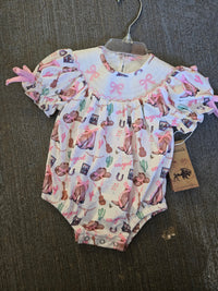 Montana Co Infant Western Print Onsie