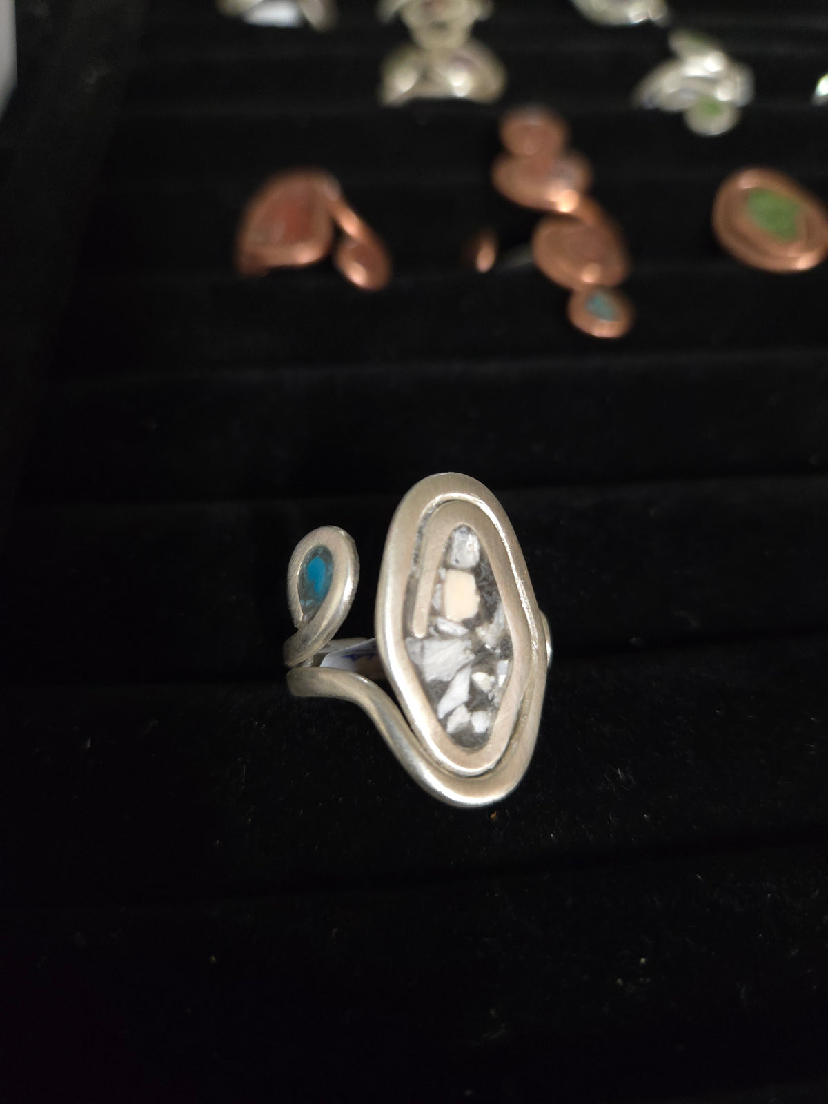 Copper and Silver Handmade Rings