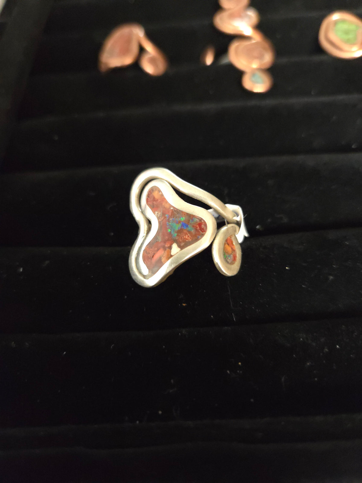 Copper and Silver Handmade Rings