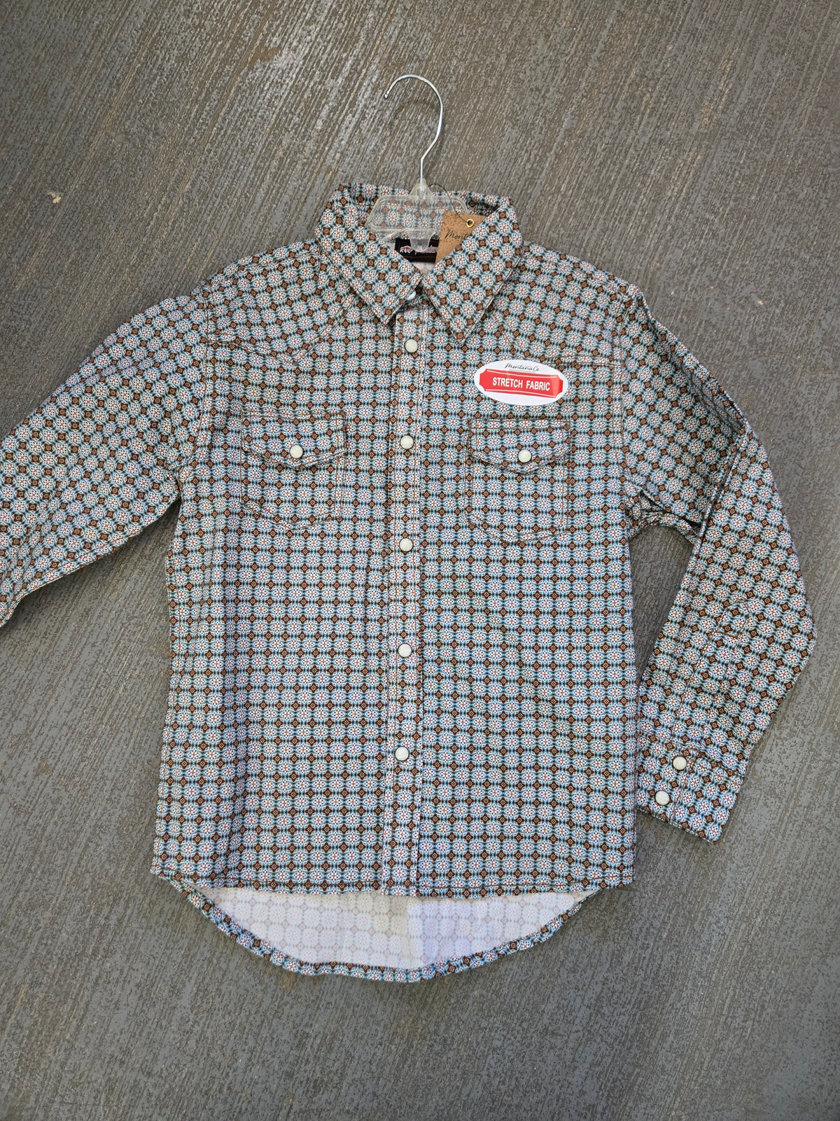 Boy's Long Sleeve Double Needle Stitch - Montana Co