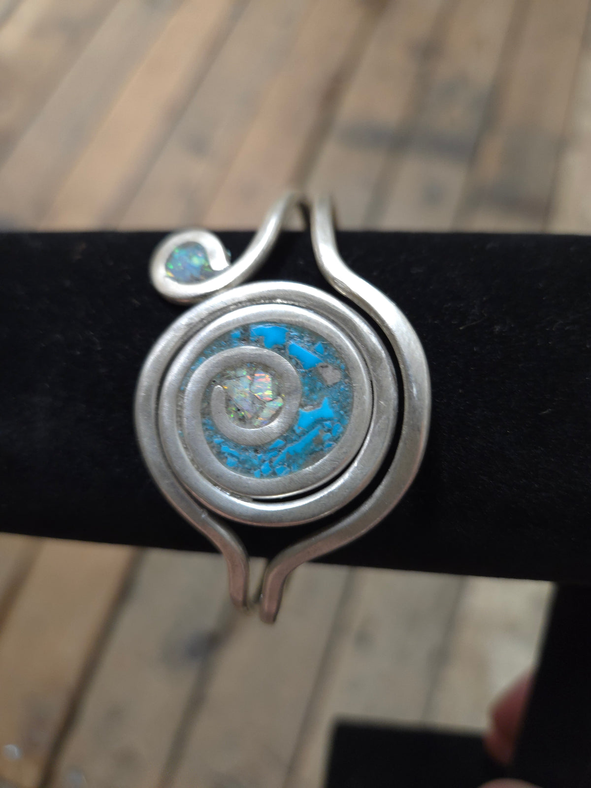 Copper And Silver Wrist Cuffs