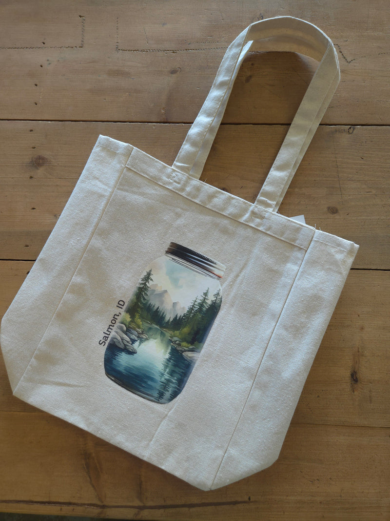 Salmon, Idaho Canvas Totes